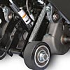 Axle is designed for smooth transition  in and out of cuts.