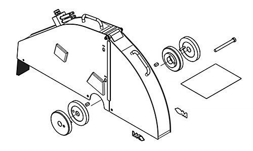 Single Speed Blade Guard Drawing