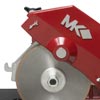 Hinged blade guard