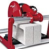 Open-back design allows for large materials