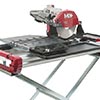 Optional folding saw stand with casters