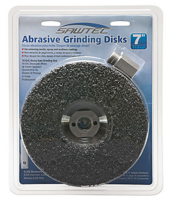 Sawtec Abrasive Grinding Disc Packaging