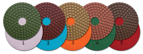 5-Step Wet Polishing Pads