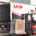 MK Delivery Truck Being Loaded